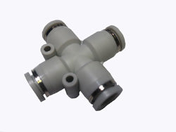 5 Pcs. New 4 cross 8mm Fitting