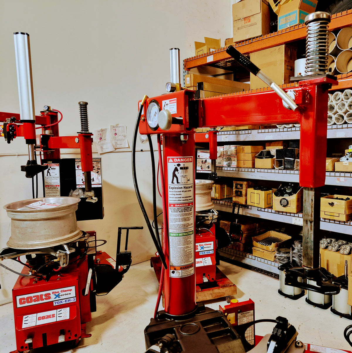 Tire Changer Coats 50 series with 1/HP air Motor rim clamp 1yr warranty