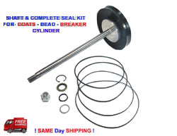 1-NEW Bead Breaker seal kit and shaft assembly