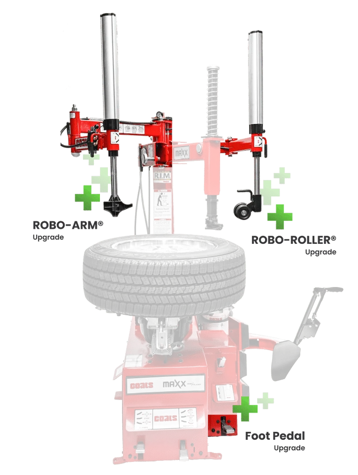 New Coats MAXX 50 Tire Changer w 1yr supply of duckheads