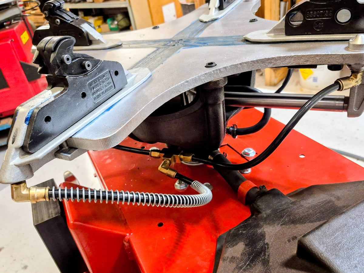 Tire Changer Coats 50 series with 1/HP air Motor rim clamp 1yr warranty
