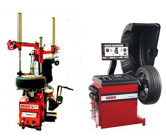 Refurbished Coats 80MAXX Series Rim Clamp Tire Changer Combo with Coats 1600-3d wheel balancer